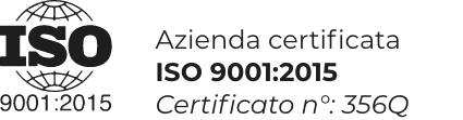 Pneus Omega azienda certificata ISO 9001:2015